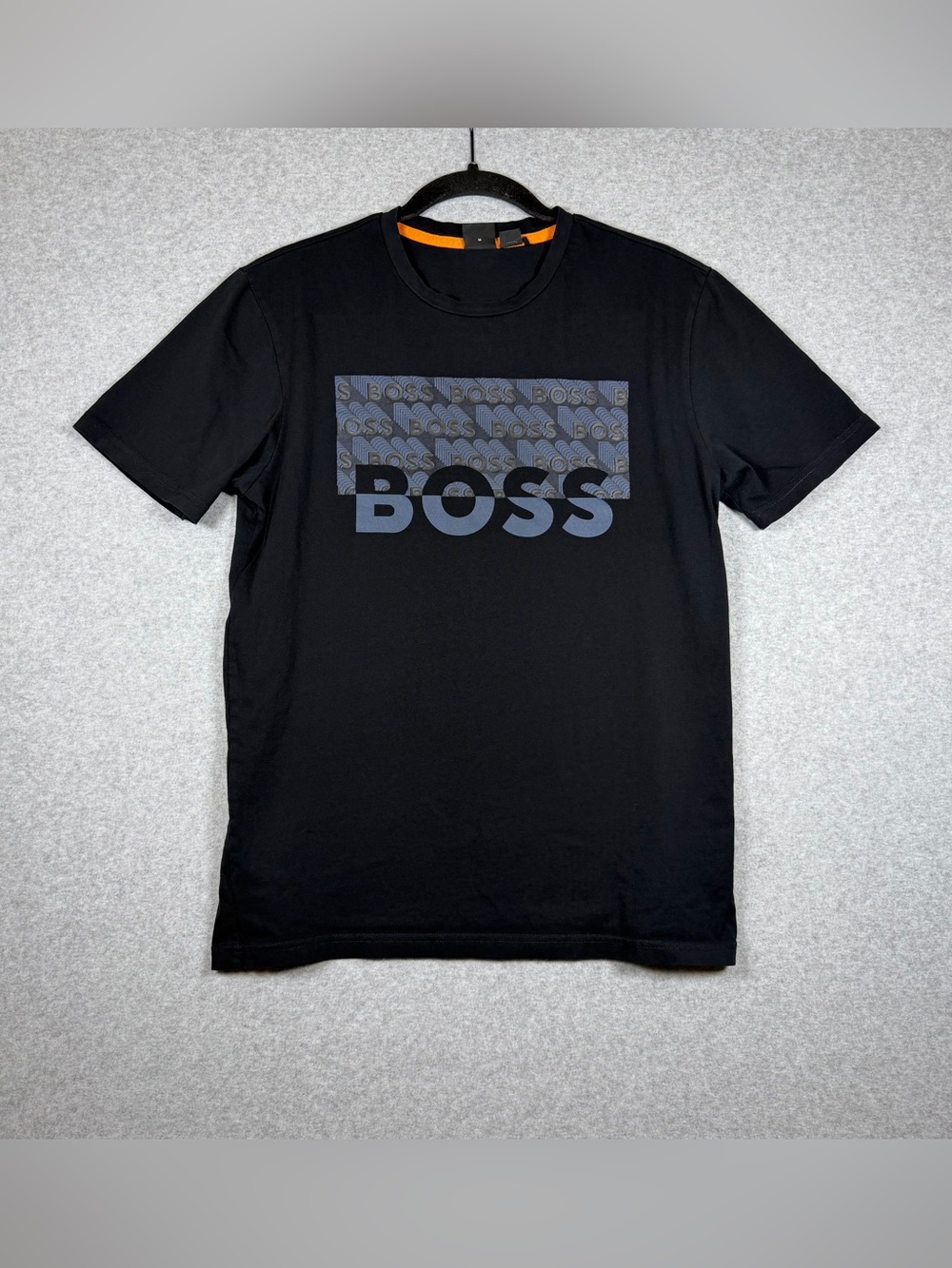 BOSS Hugo Boss Box Logo Black Graphic T-Shirt Men’s Size Medium